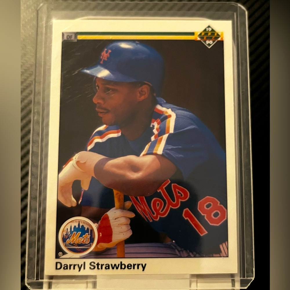 Darryl Strawberry New York Mets Upper Deck #182 1990 Vintage MLB Trading Card